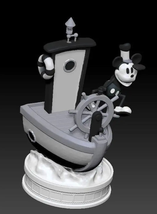 Mickey Mouse Steamboat Willie 3d print file - i3dyou