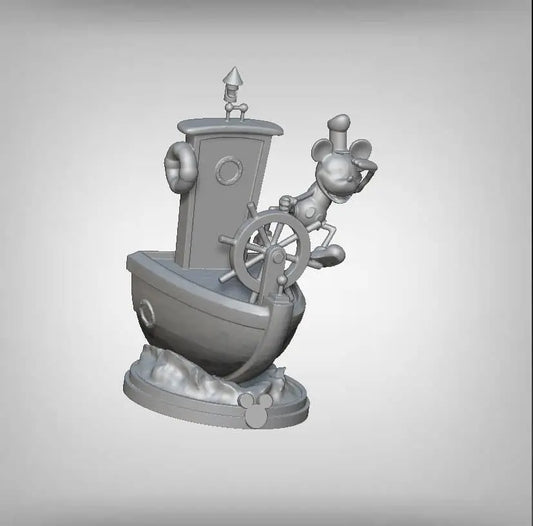 Mickey Mouse Steamboat Willie 3d print file - i3dyou
