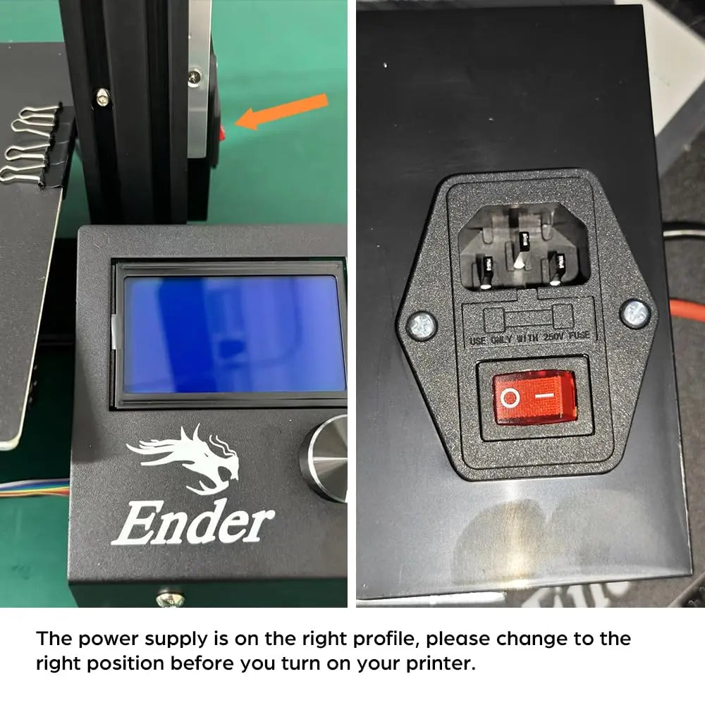 Official Creality Ender 3 3D Printer Fully Open Source with Resume Printing Function DIY 3D Printers Printing Size 8.66x8.66x9.84 inch - i3dyou