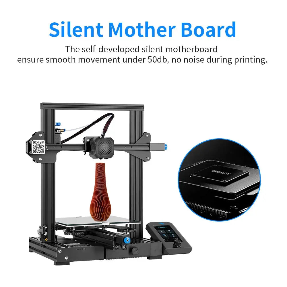 Official Creality Ender 3 3D Printer Fully Open Source with Resume Printing Function DIY 3D Printers Printing Size 8.66x8.66x9.84 inch - i3dyou