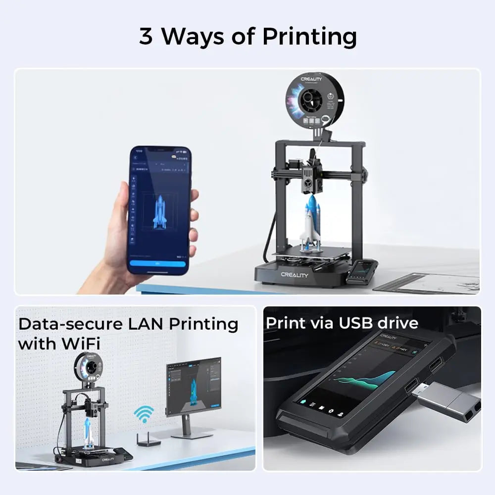 Official Creality Ender 3 3D Printer Fully Open Source with Resume Printing Function DIY 3D Printers Printing Size 8.66x8.66x9.84 inch - i3dyou