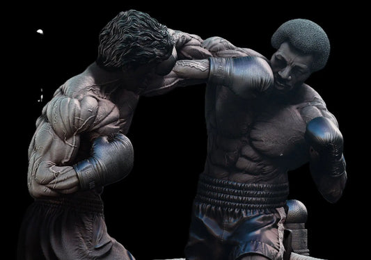 Rocky and Apollo 3d printable stl file diorama - i3dyou