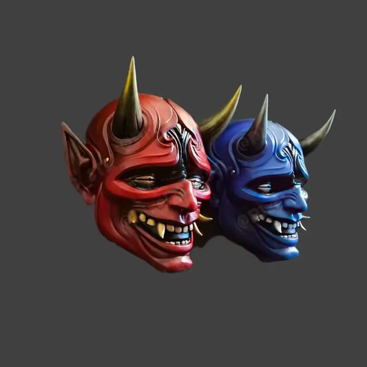 Samurai Oni Mask wall art 3d printable file - i3dyou