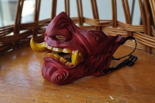 Samurai Oni Mempo mask 3d printable file - i3dyou