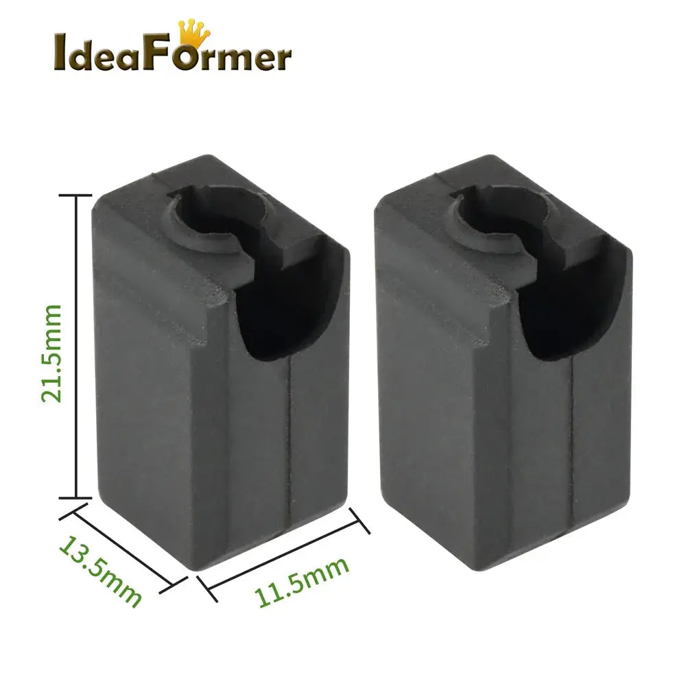 Silicone Socks For Bambu Lab X1 X1C P1P 3D Printer Hotend Extruder High-temperature Wear-resistant Black Silicone Sleeve Cover - i3dyou
