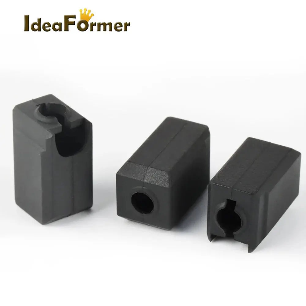 Silicone Socks For Bambu Lab X1 X1C P1P 3D Printer Hotend Extruder High-temperature Wear-resistant Black Silicone Sleeve Cover - i3dyou