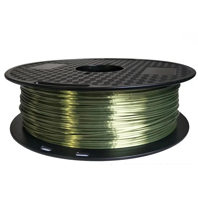 Silk PLA 3D Printer Filament 1.75mm 250g/500g/1Kg Filaments Silky Shine 3D Printing Material Shiny Metallic Like Feel Bronze - i3dyou