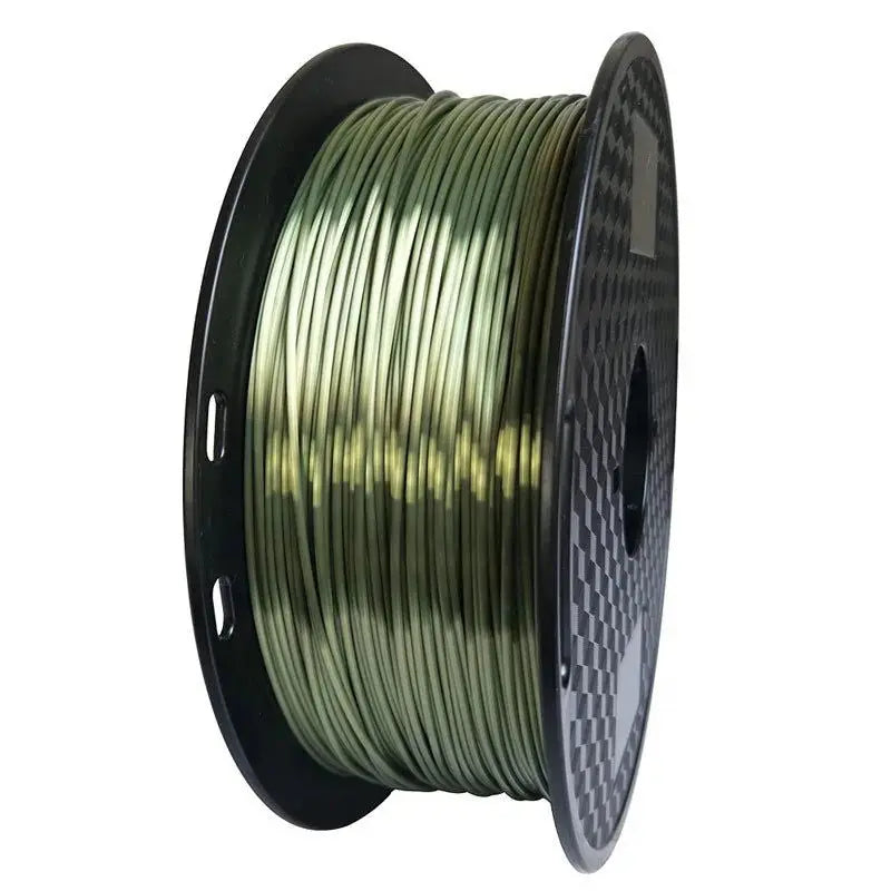 Silk PLA 3D Printer Filament 1.75mm 250g/500g/1Kg Filaments Silky Shine 3D Printing Material Shiny Metallic Like Feel Bronze - i3dyou