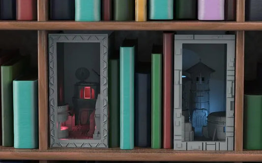 Steampunk Book nook Modern Collection 3d Print files - i3dyou