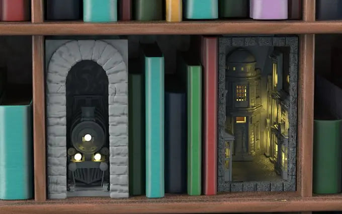 Steampunk Book nook Modern Collection 3d Print files - i3dyou