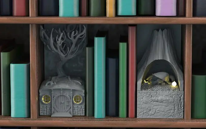 Steampunk Book nook Modern Collection 3d Print files - i3dyou