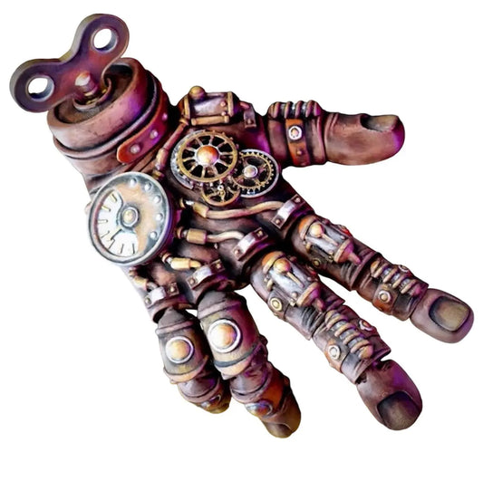 Steampunk Hand Articulated 3d Print file Flexi Hand, Steampunk stl File - i3dyou