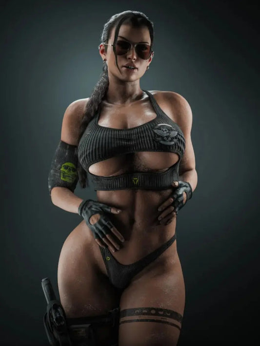 Tom Raider Lara Croft High Quality Figures, Diorama 3D STL file - i3dyou