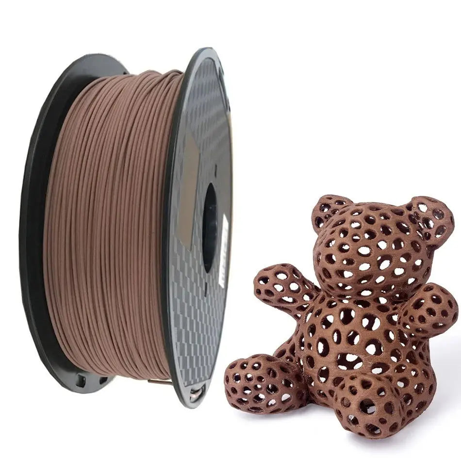 Wood Filament PLA 3D Printer 1.75mm 250g / 0.5Kg / 1Kg 3D Printing Material PLA Light Dark Red Wooden Color Filaments No Bubble - i3dyou