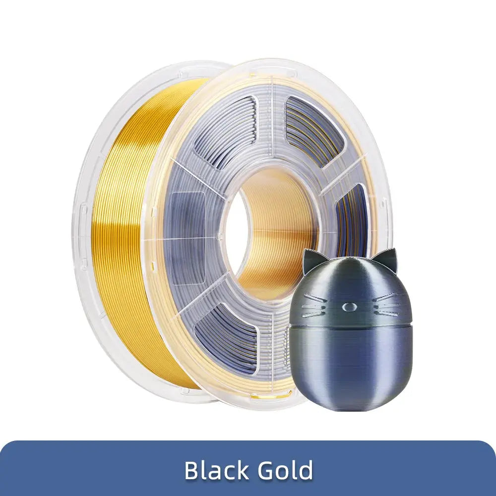 ANYCUBIC Silk PLA Dual-Color Tri-Colo 1.75mm PLA Filament 1KG For FDM 3D Printer Shine Bright Multicolor 3D Printing Material - i3dyou
