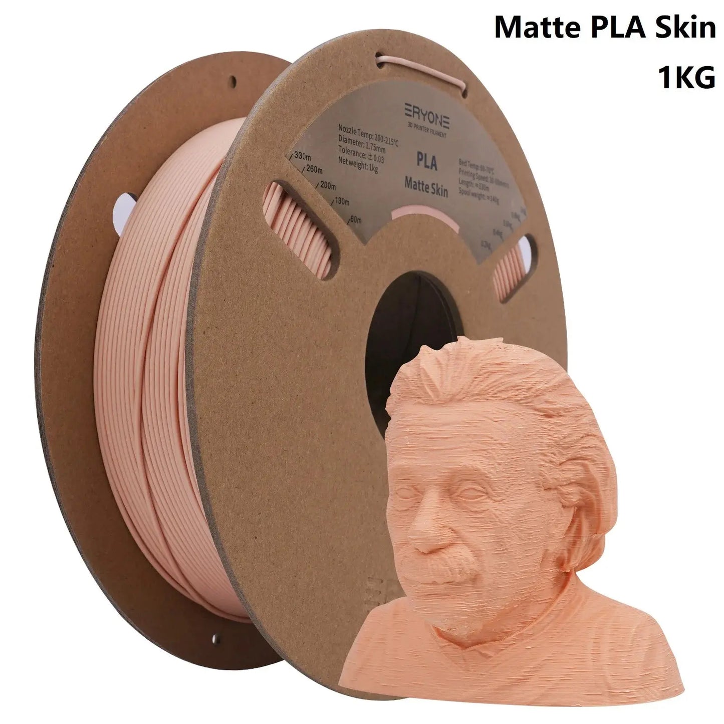 ERYONE Matte PLA Filament 1KG Spool 1.75mm 1.45 Density (g/cm3) Matte PLA Filament For FDM 3D Printer Fast Free Shipping i3dyou