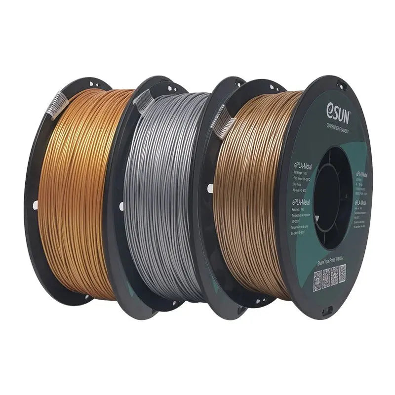 eSUN Metal PLA 3D Printer Filament 1.75MM Metallic Finish PLA 1KG (2.2 LBS) Spool 3D Printing Material For 3D Printers Metal PLA - i3dyou
