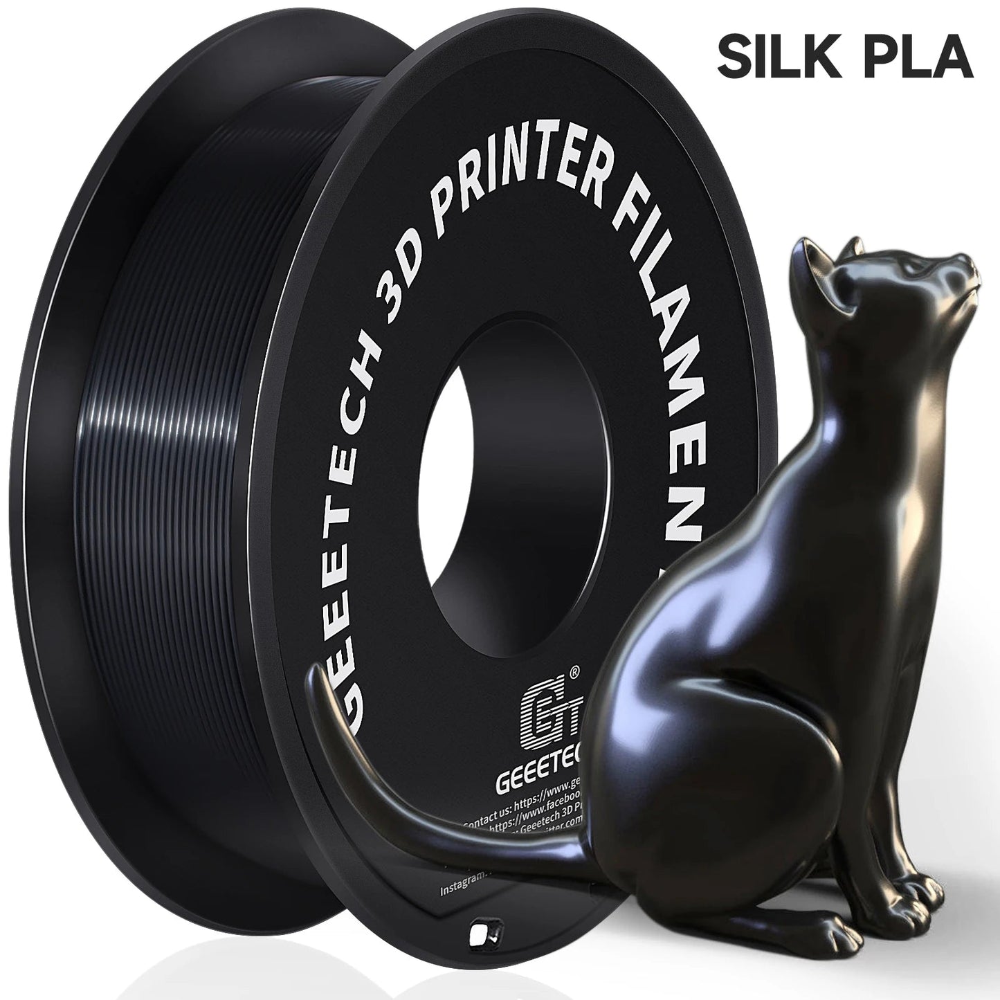 GEEETECH Silk PLA 3D Filament 1kg - High Quality Printing Material i3dyou