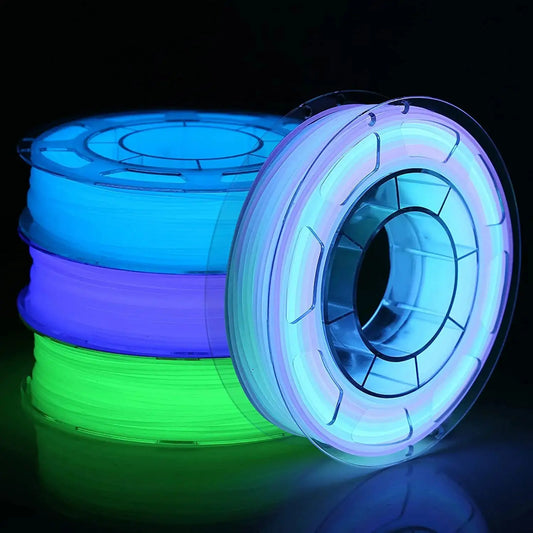 PLA Luminous Filament Rainbow Noctilucent Red Blue Luminous 250g, 500g PLA 3D Printing Plastic wire Vacuum Packaging i3dyou