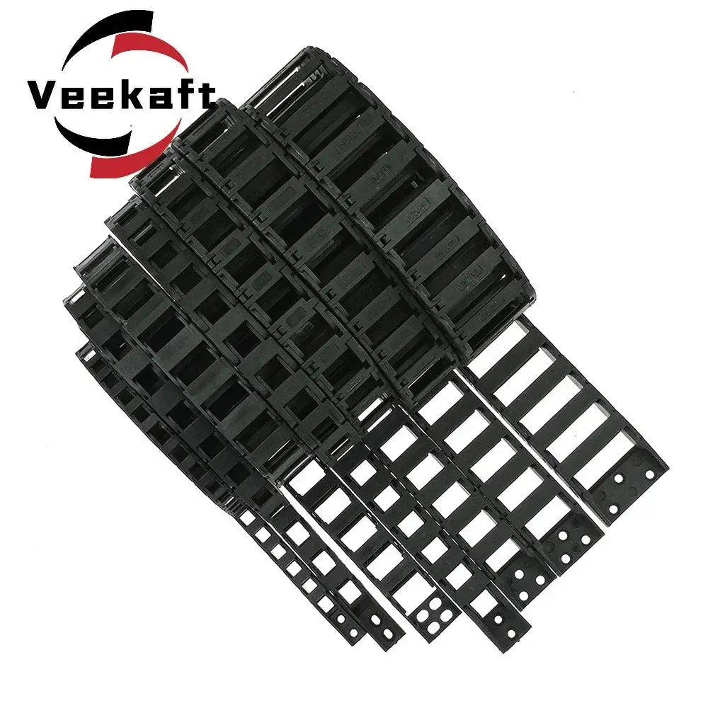 open Drag Chain bridge type 7x7 10x10 10x15 10x20 15x20 18x18 L1m Cable Carrier with Ends for CNC 3D printer Voron Trident 2.4 - i3dyou