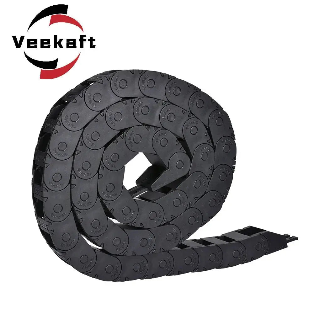 open Drag Chain bridge type 7x7 10x10 10x15 10x20 15x20 18x18 L1m Cable Carrier with Ends for CNC 3D printer Voron Trident 2.4 - i3dyou