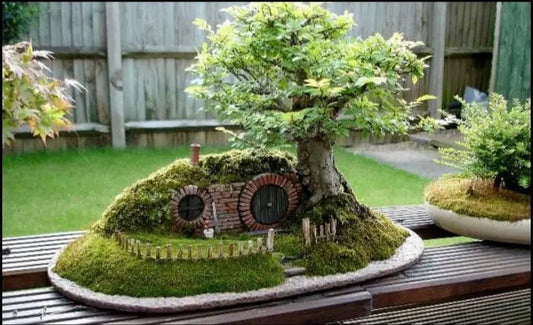 Hobbit Hole Miniature diorama 3d printable file i3dyou