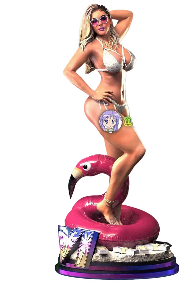 Gta VI cover girl 3d print file i3dyou