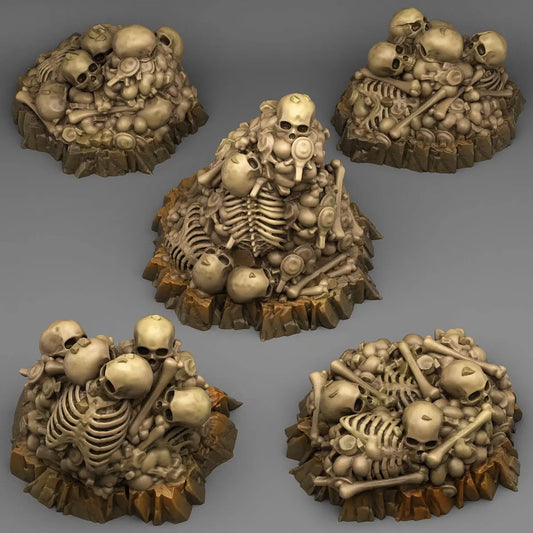 Miniature Human Bones diorama 3d printable model file i3dyou