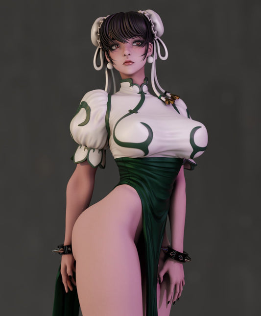 Street Fighter Chun-Li figurine 3d printable file i3dyou